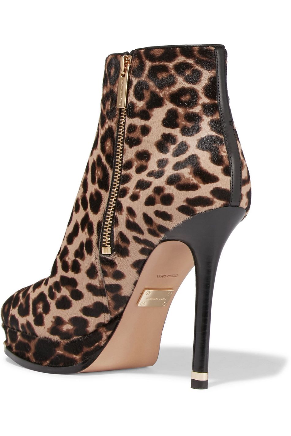 michael kors leopard ankle boots