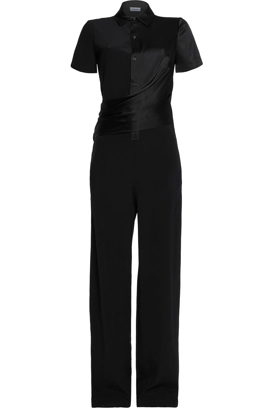 dkny black jumpsuit