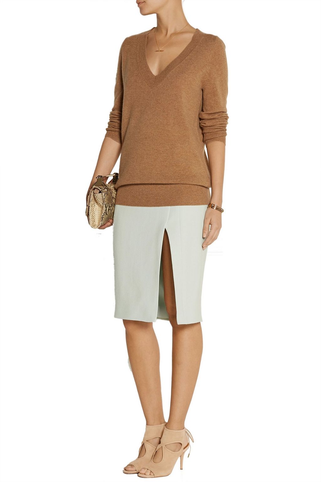 AQUAZZURA Sexy Thing cutout suede sandals