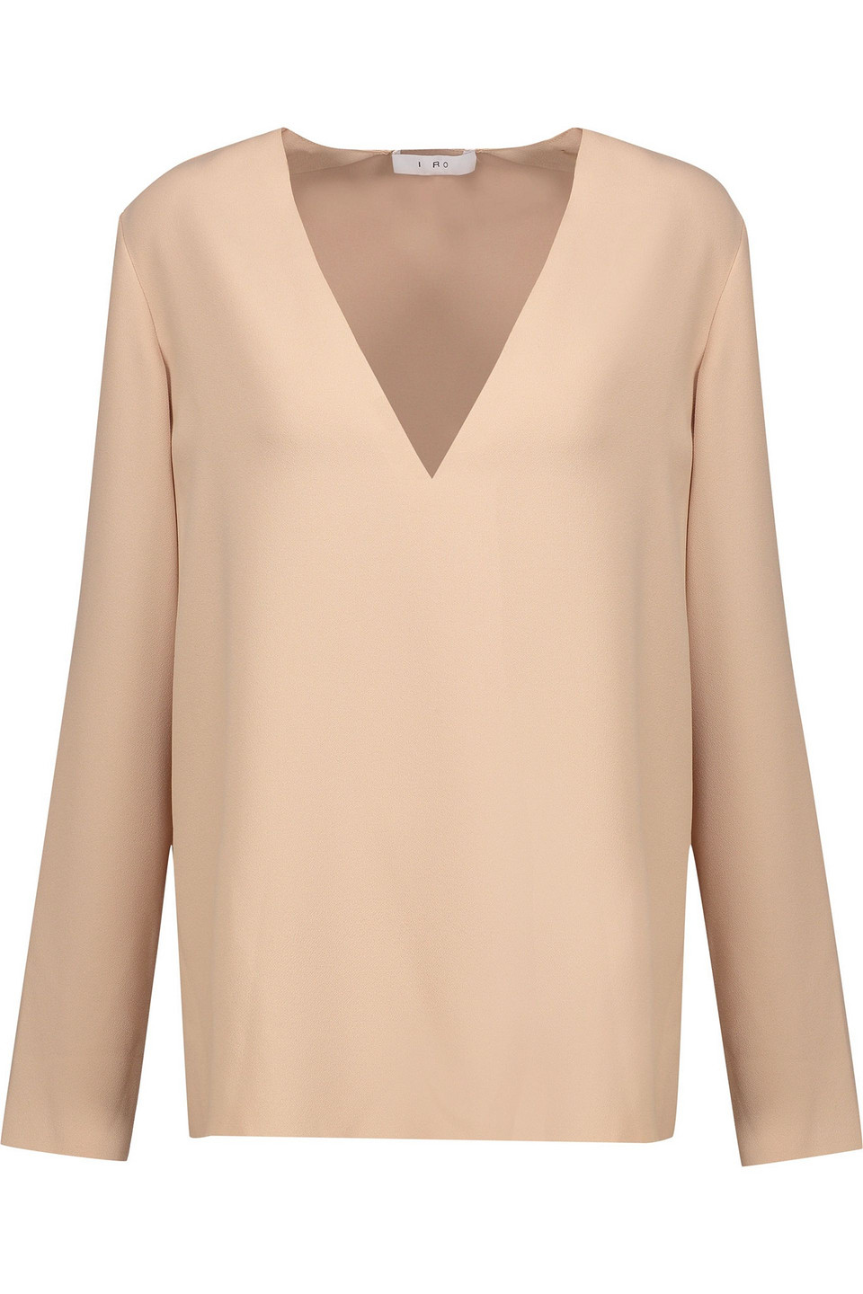 iro - debbie crepe top - neutral - fr 38