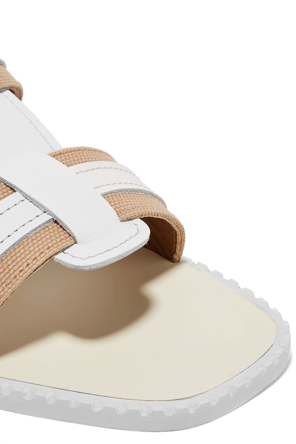 TOMAS MAIER Leather and canvas sandals