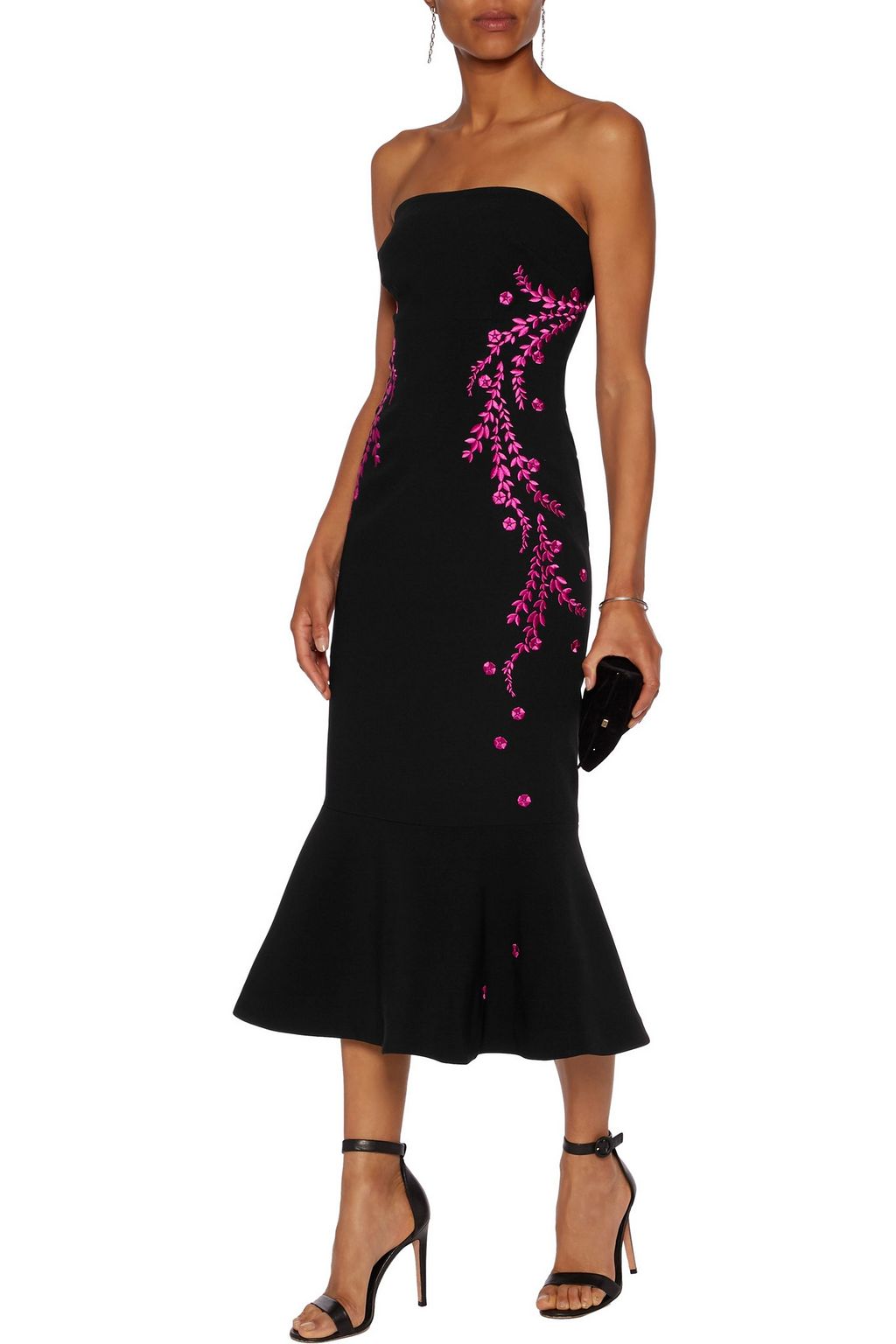 cinq a sept black luna dress
