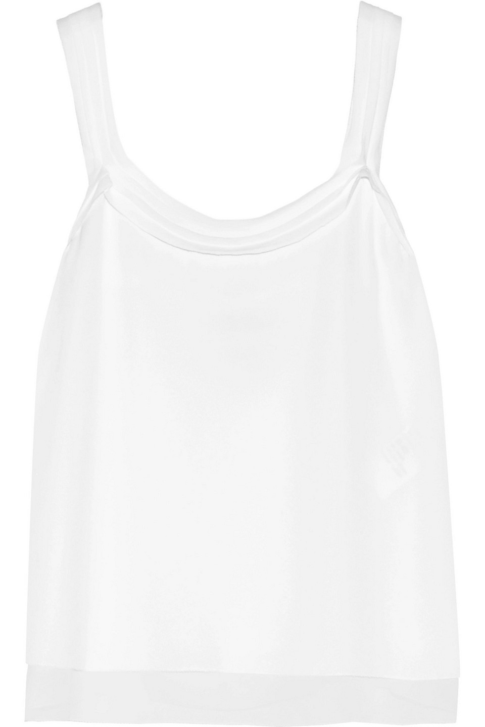 3.1 phillip lim - tiered silk crepe de chine top - white - us 4