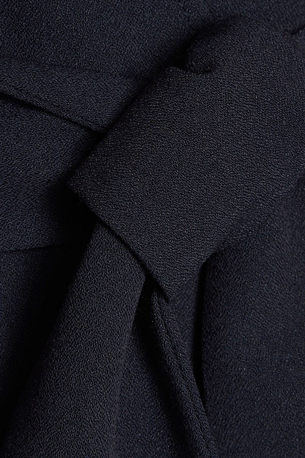 IRIS & INK Yvonne wrap-effect crepe midi dress