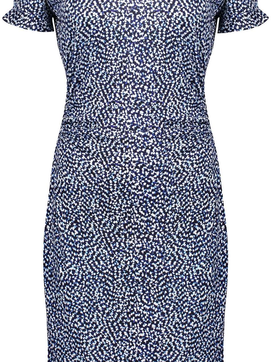 marybeth printed silk-jersey dress