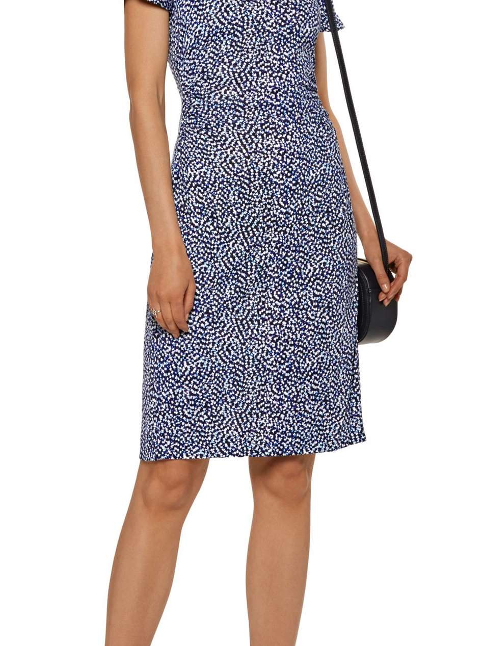 marybeth printed silk-jersey dress