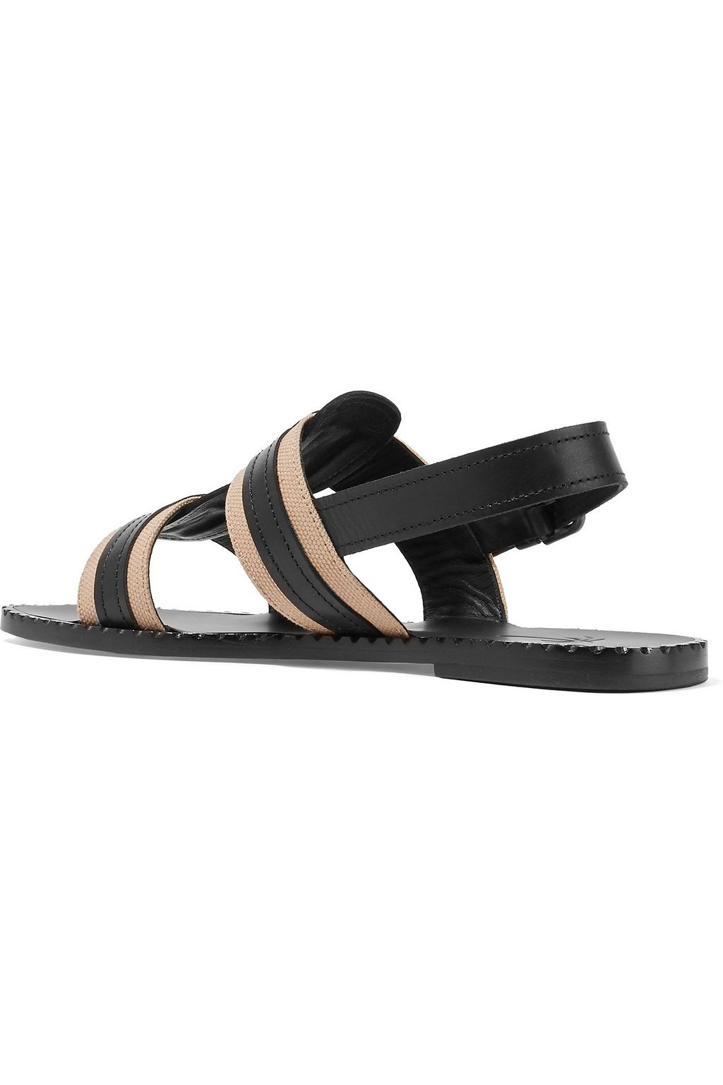 TOMAS MAIER Leather and canvas sandals