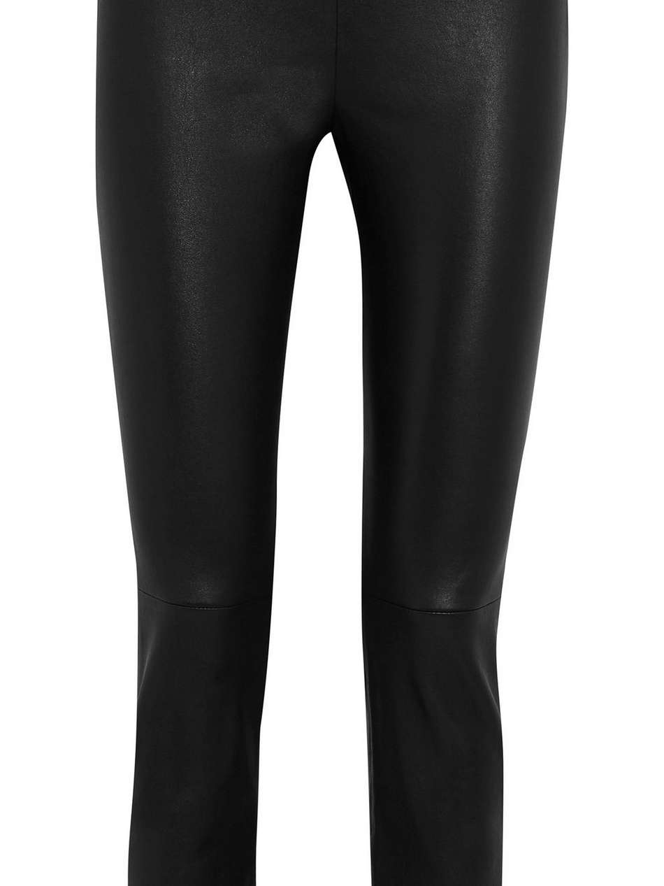 leather skinny pants