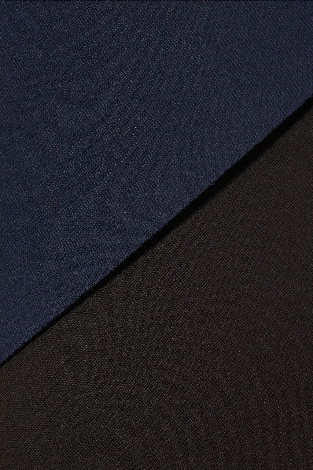 IRIS & INK Wrap-effect stretch-jersey skirt