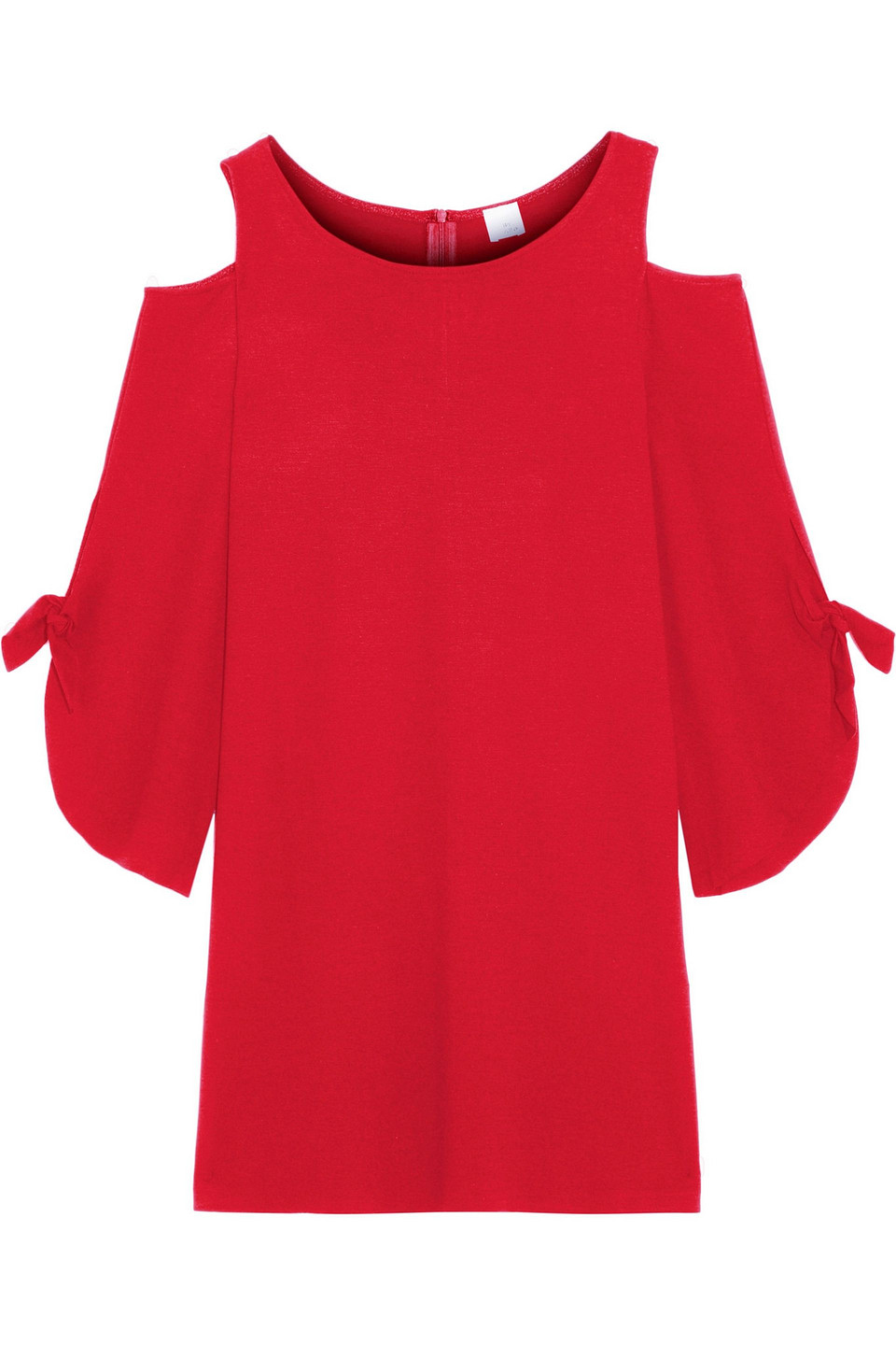 Amelia cold-shoulder jersey dress
