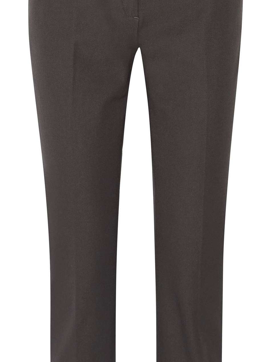 kong crepe straight-leg pants