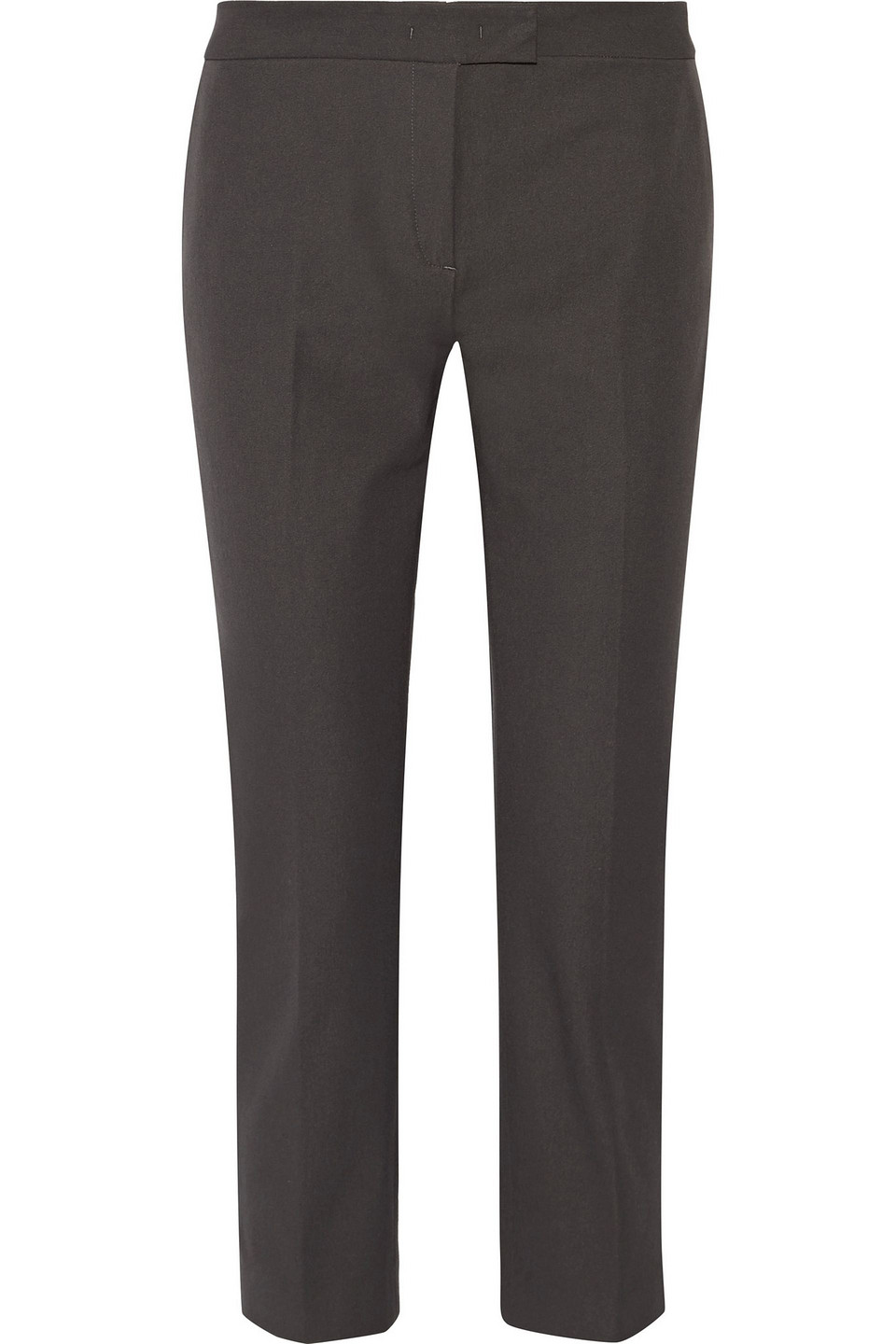Kong crepe straight-leg pants