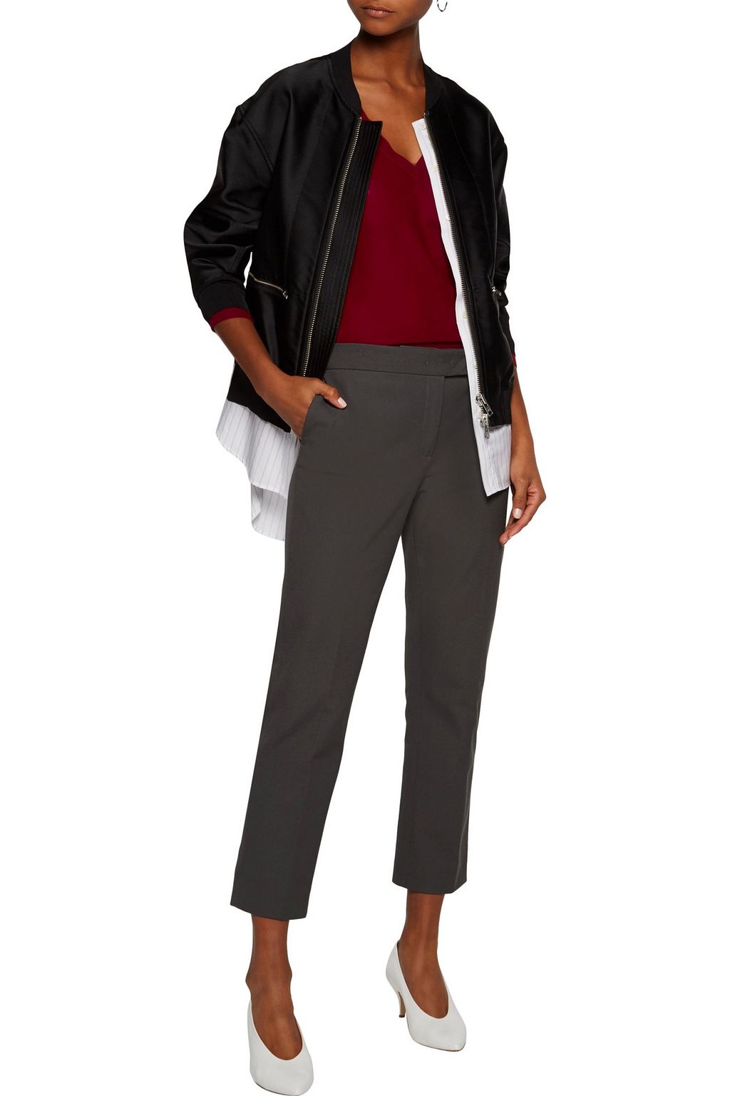 JOSEPH Kong crepe straight-leg pants