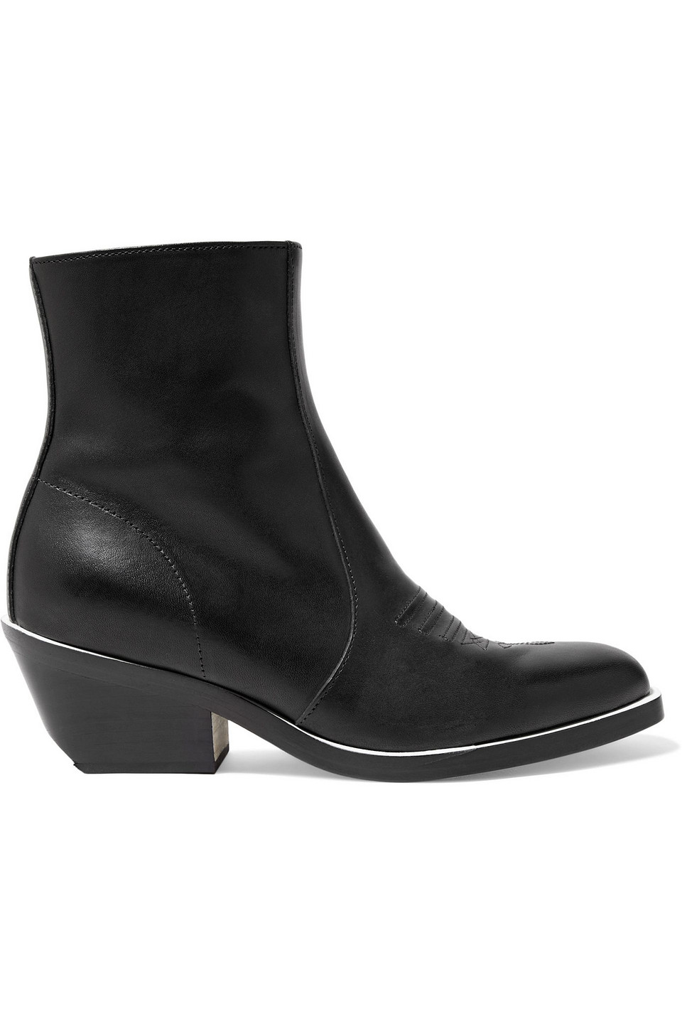 Steele leather ankle boots