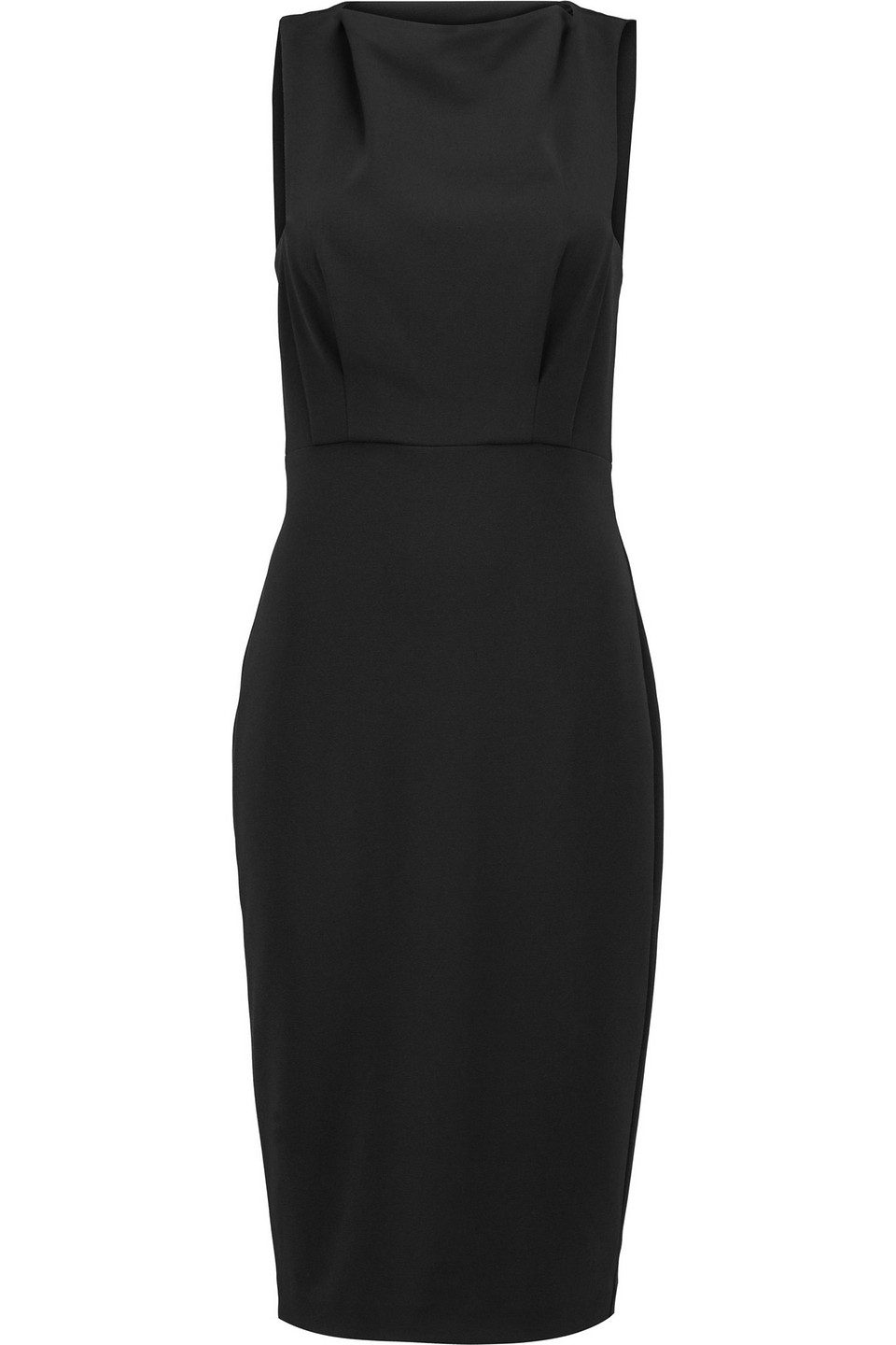 badgley mischka - stretch-jersey dress - black - us 2