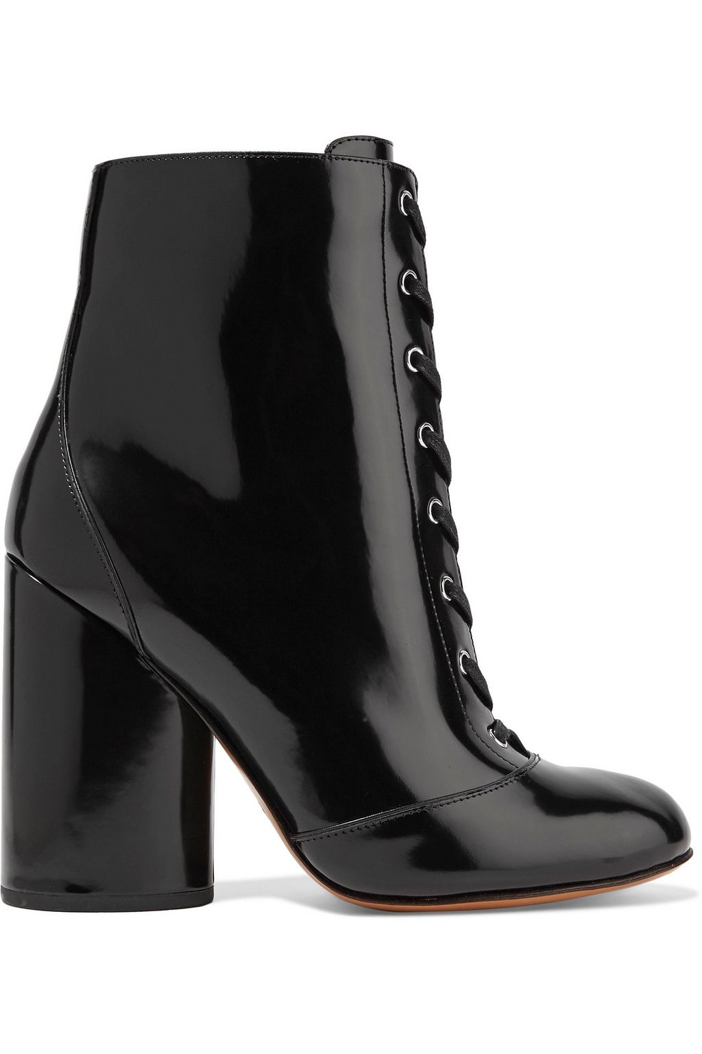marc jacobs patent leather ankle boots