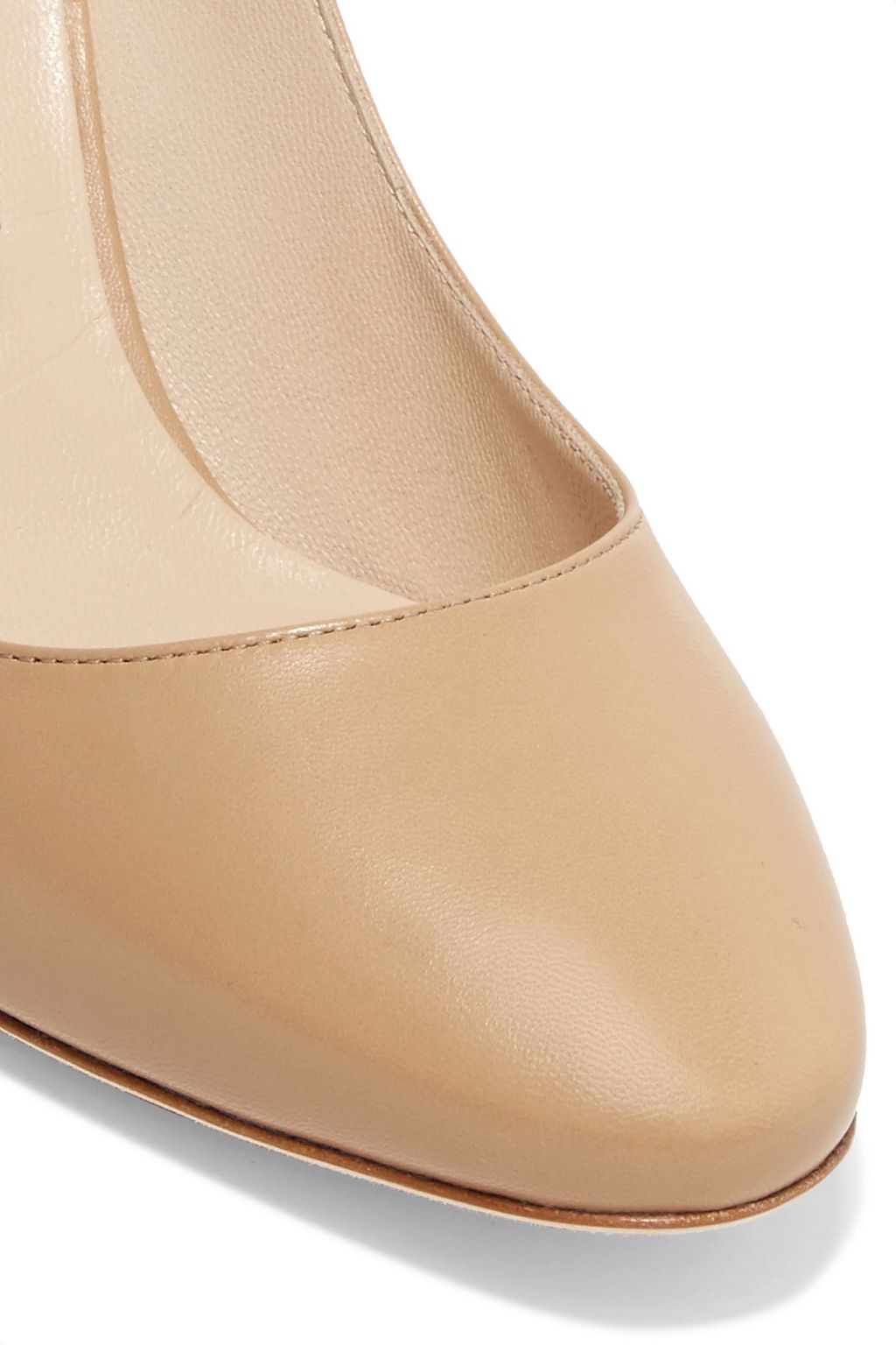 JIMMY CHOO Esme 85 leather pumps