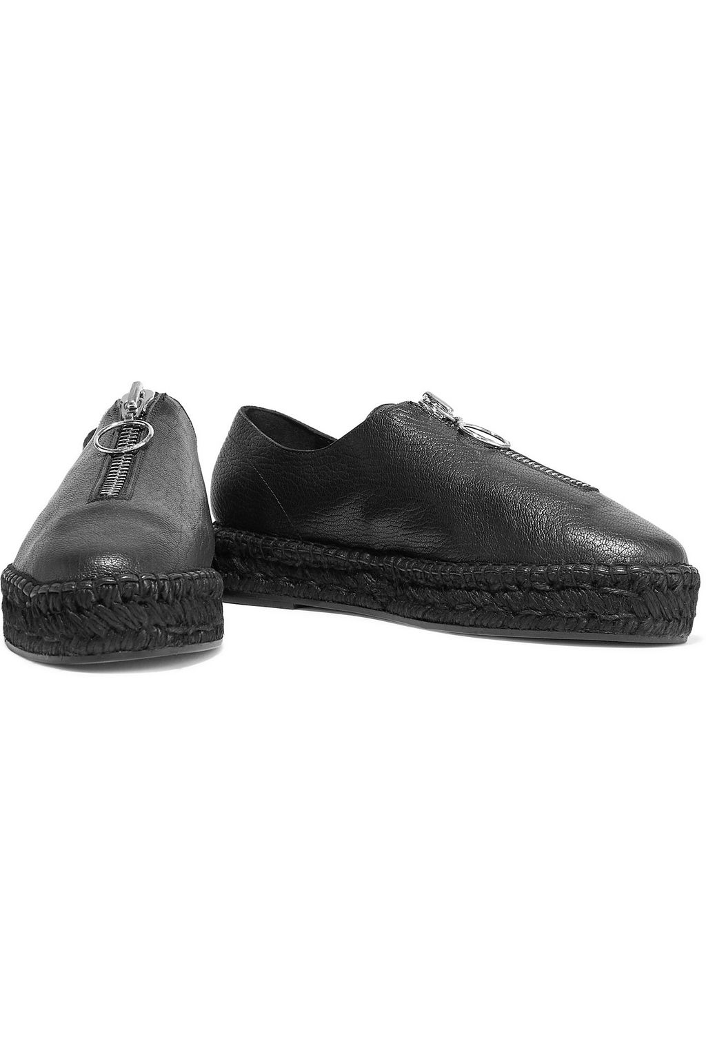 ALEXANDER WANG Devon leather espadrilles