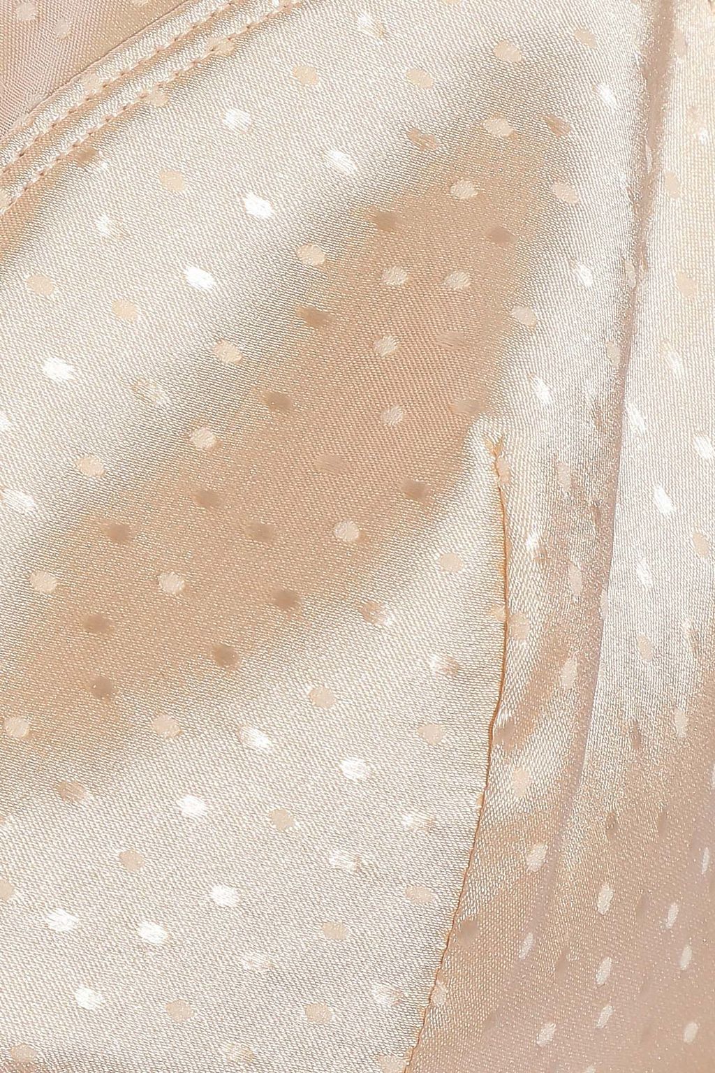 ERES Archange Swiss-dot silk-blend satin triangle bra