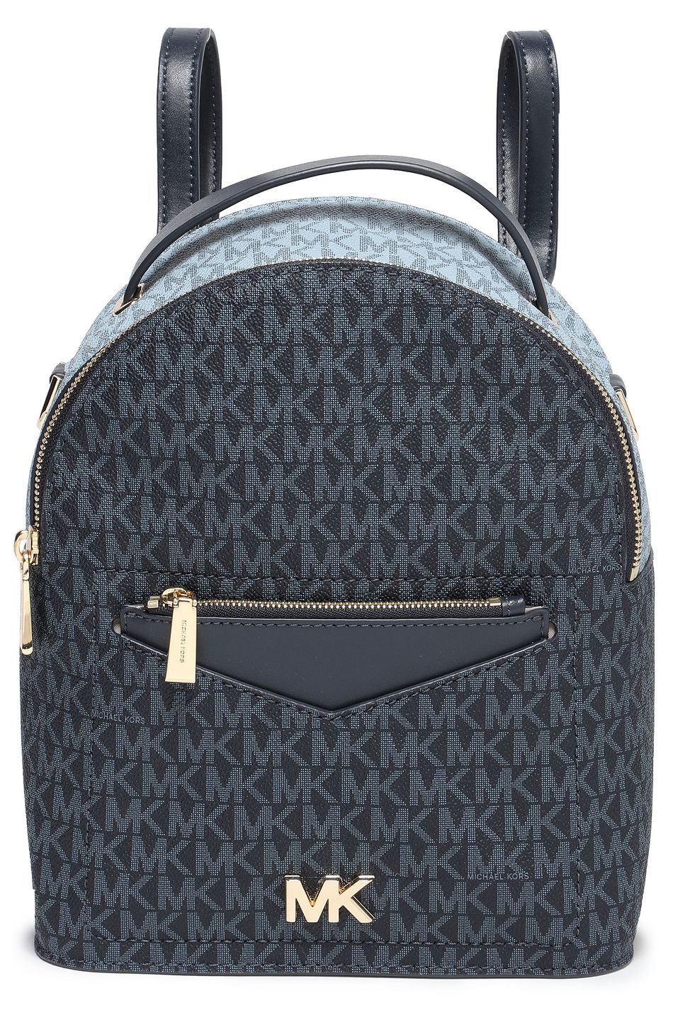 michael kors light blue backpack