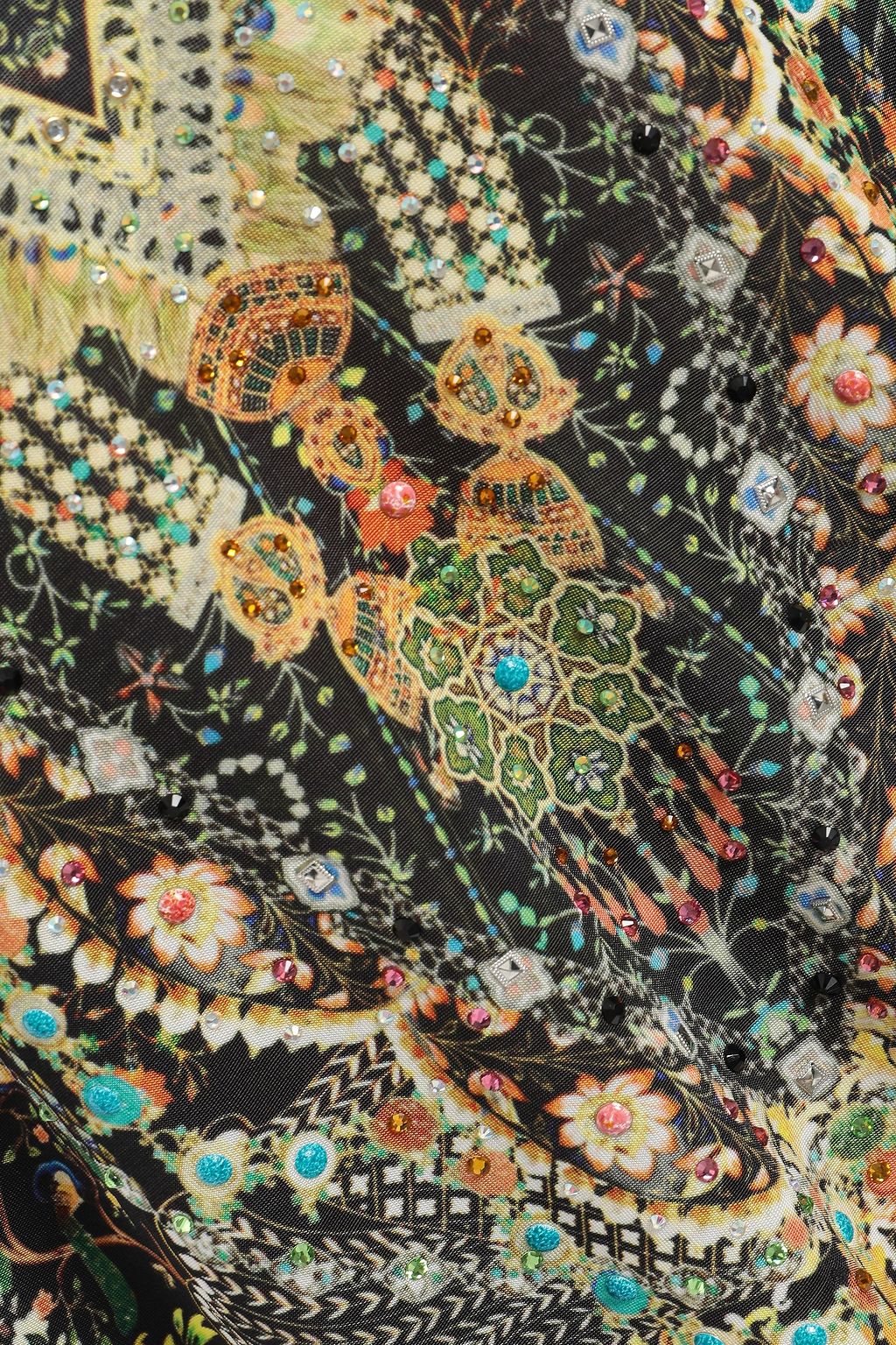 CAMILLA Behind Closed Doors embellished stretch-jersey kaftan