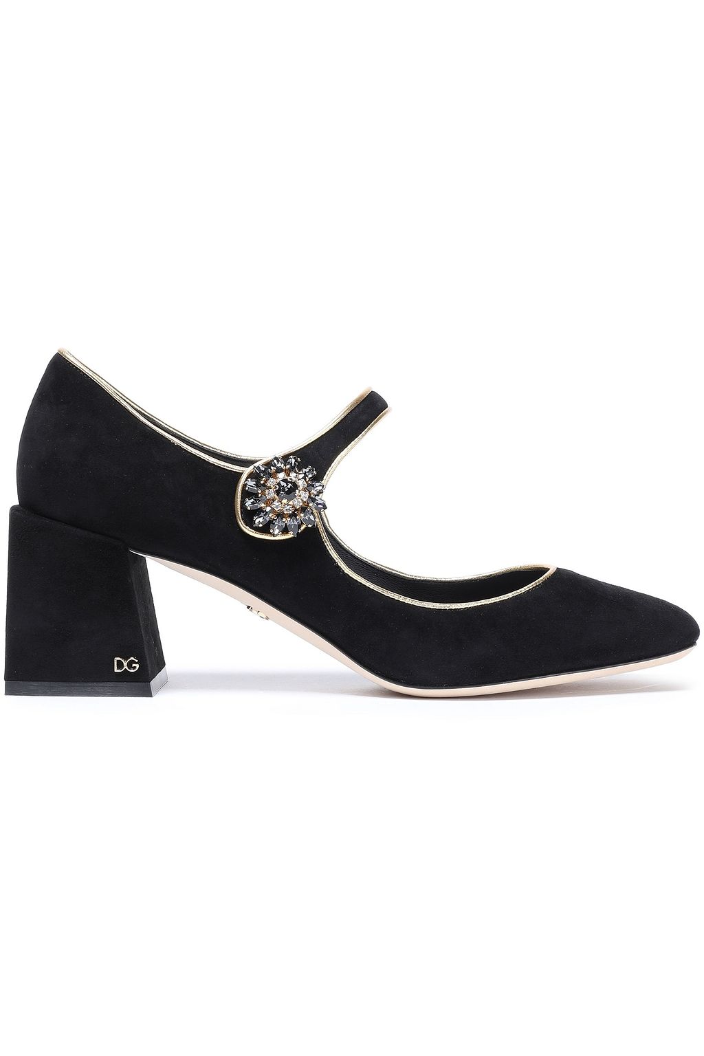 black suede mary janes