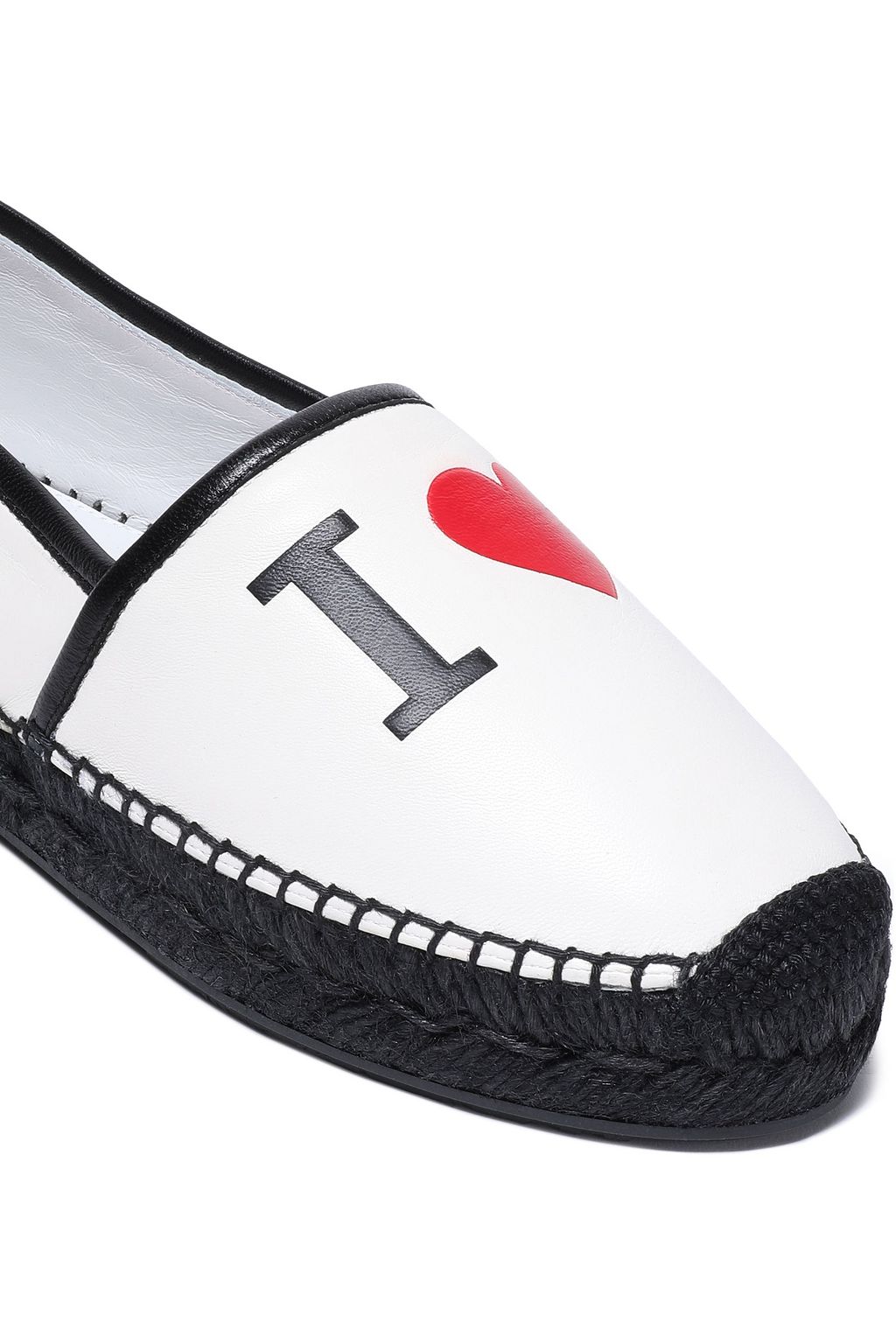 DOLCE&GABBANA Printed leather espadrilles