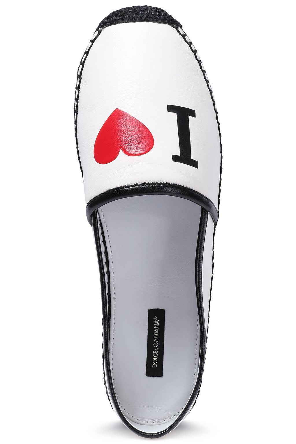DOLCE&GABBANA Printed leather espadrilles