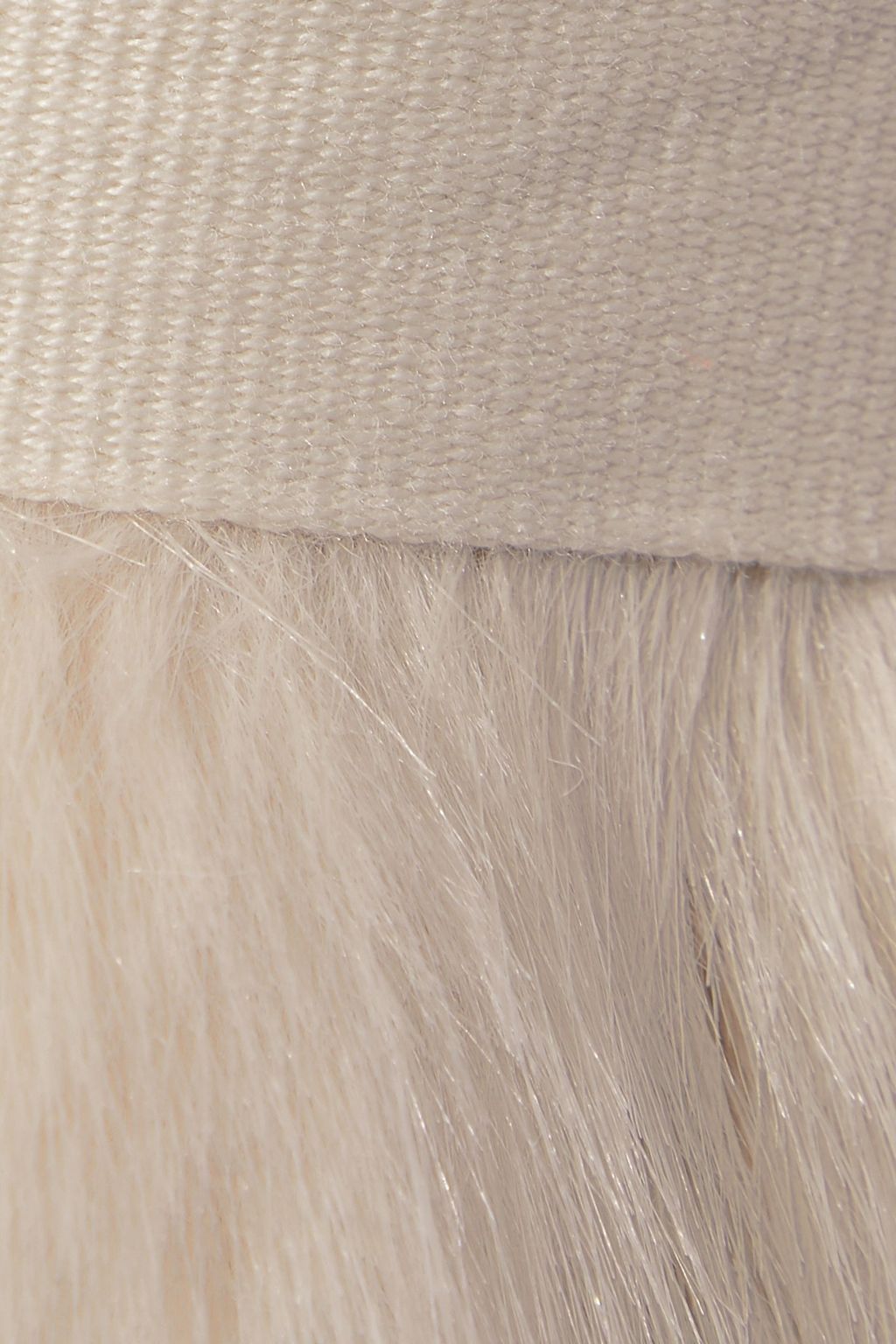 HELMUT LANG Open-back belted faux fur vest