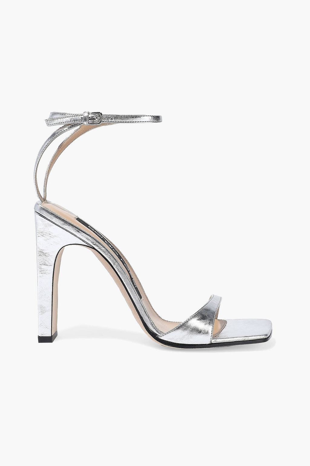 sergio rossi silver heels