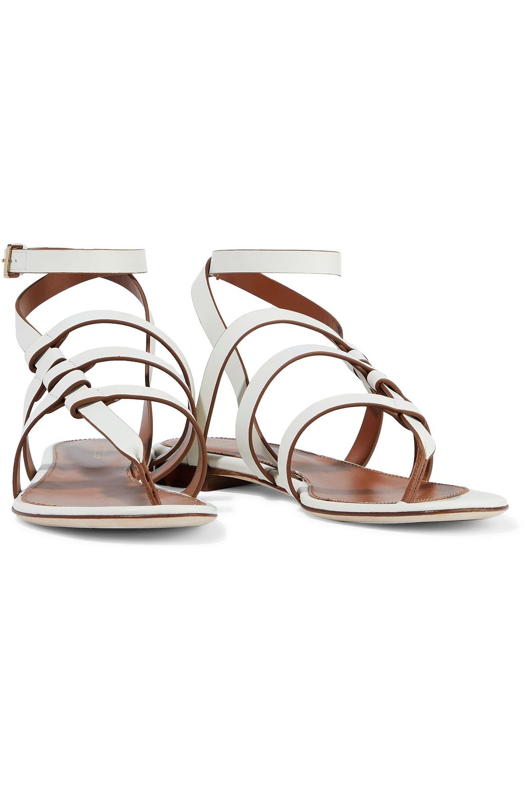 SERGIO ROSSI Capri leather sandals