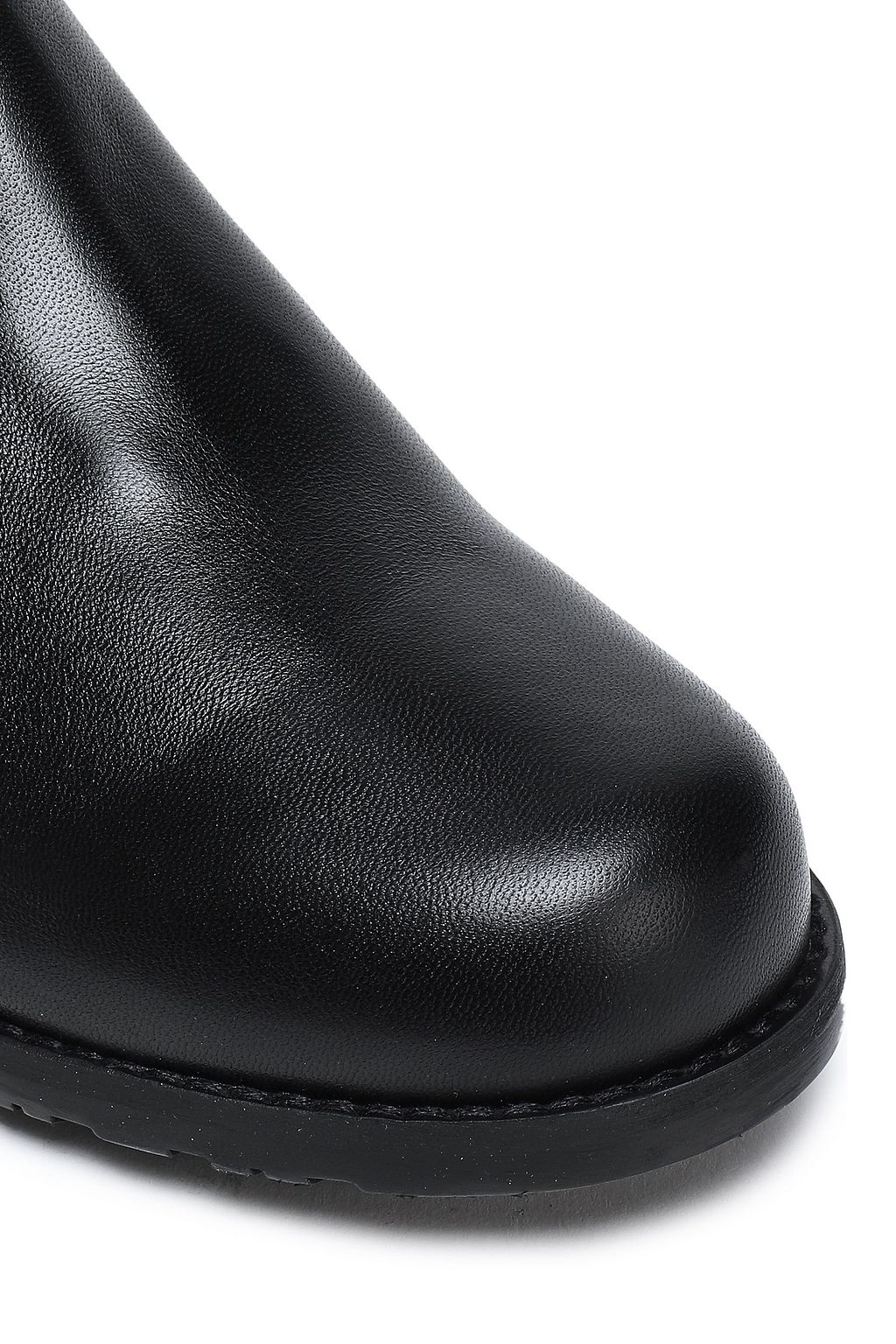 STUART WEITZMAN Microstretch and leather over-the-knee boots
