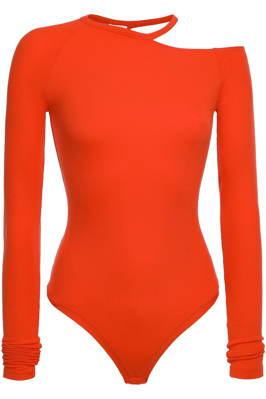 red thong bodysuit
