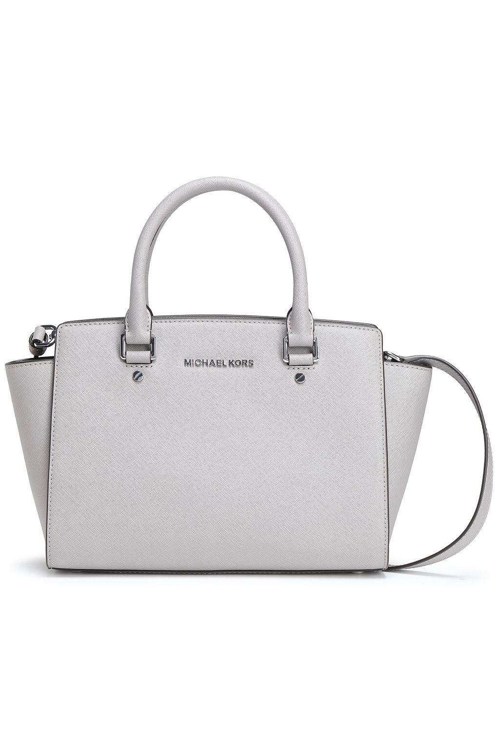michael kors light grey handbag