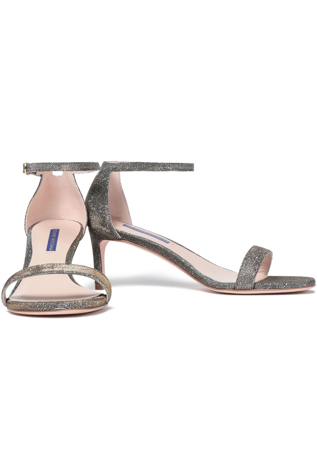 STUART WEITZMAN Lamé sandals