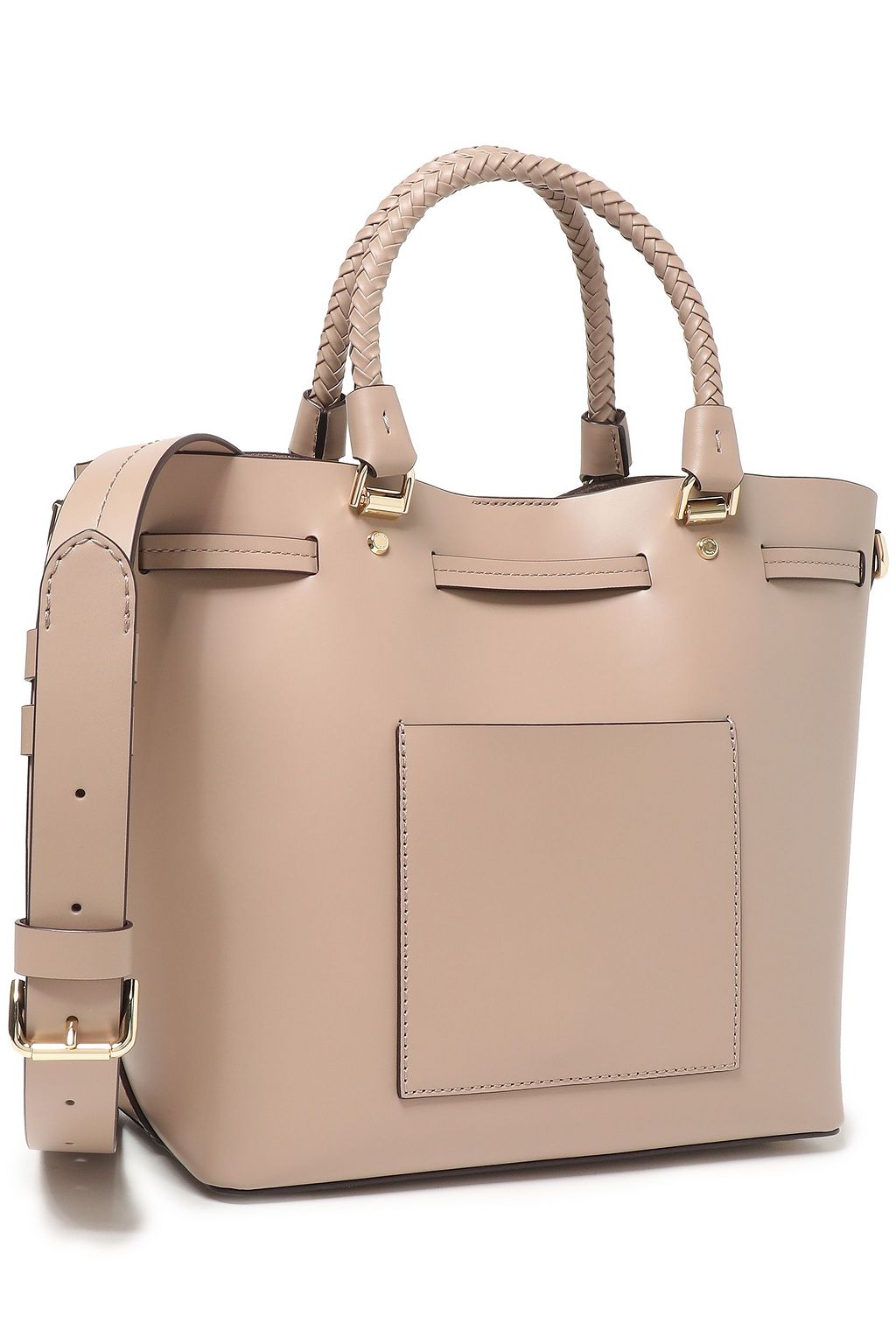 MICHAEL MICHAEL KORS Blakely braid-trimmed leather shoulder bag