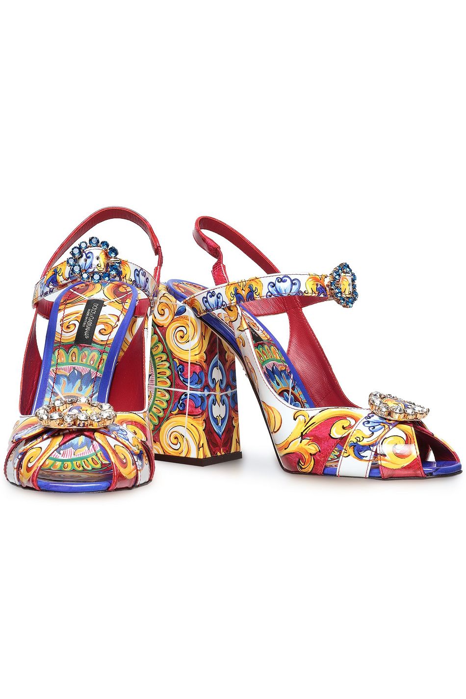 dolce and gabbana embellished sandals