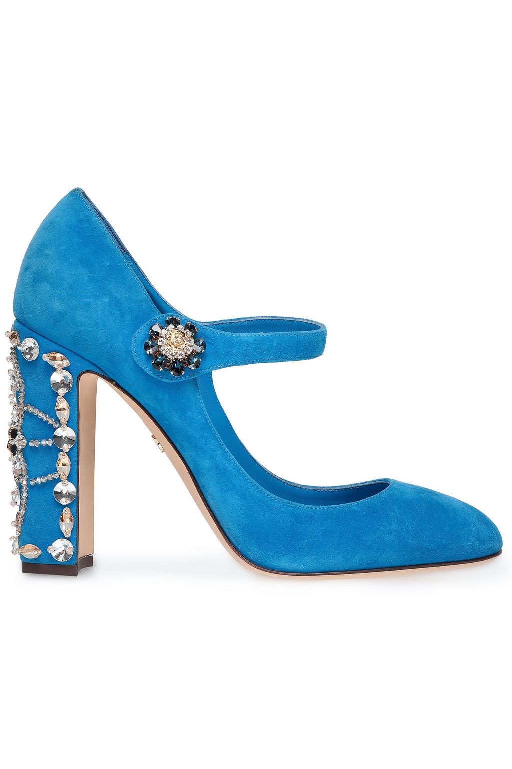 blue suede mary jane shoes