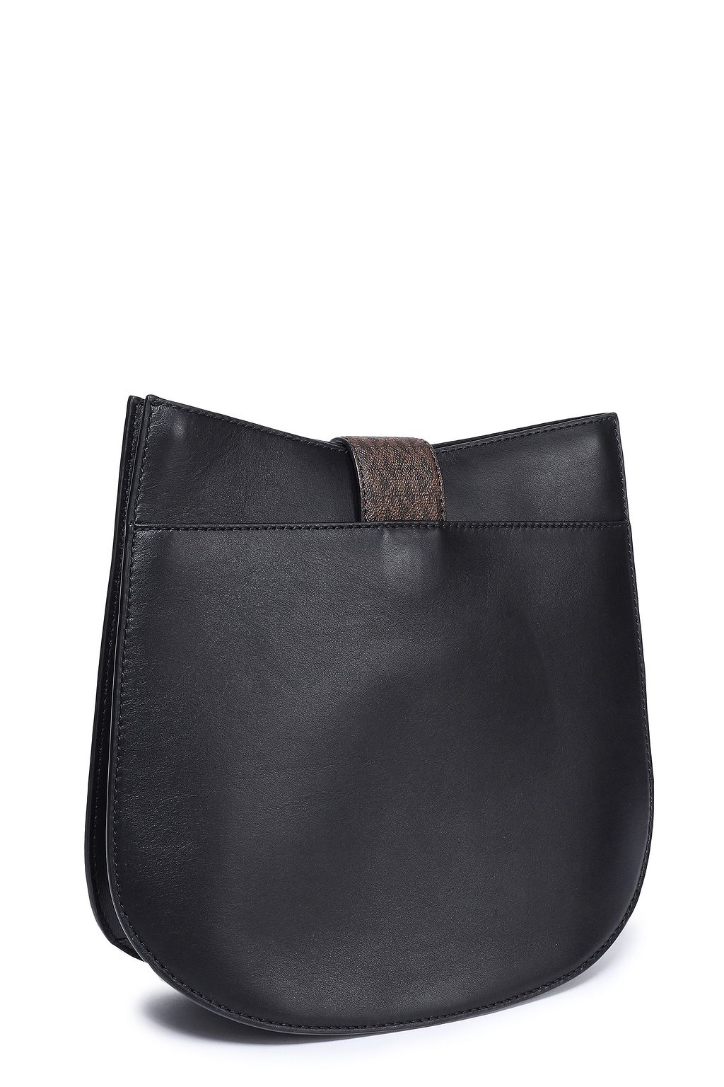 MICHAEL MICHAEL KORS Cracked and printed textured-leather shoulder bag