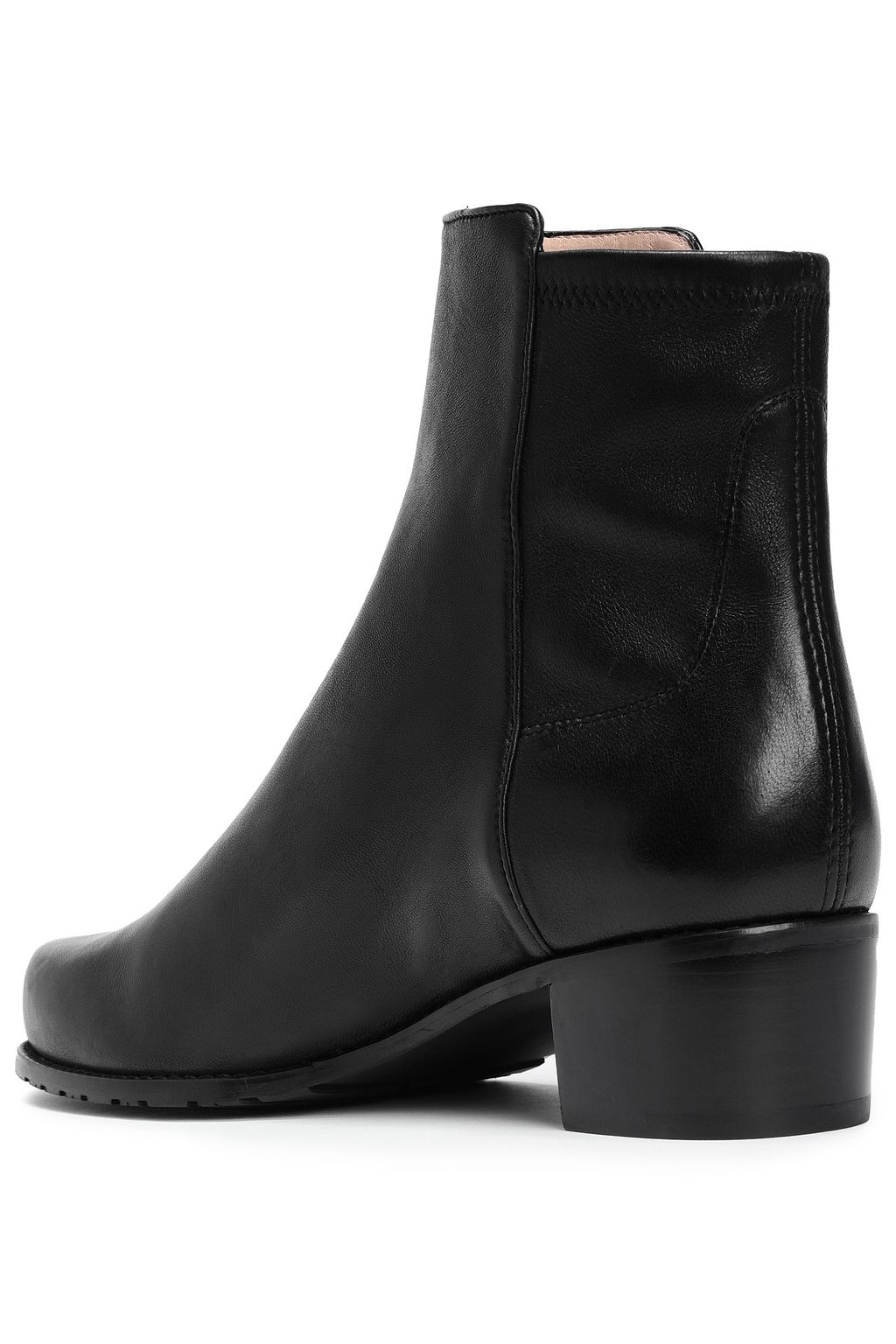 STUART WEITZMAN Easyon Reserve paneled leather ankle boots