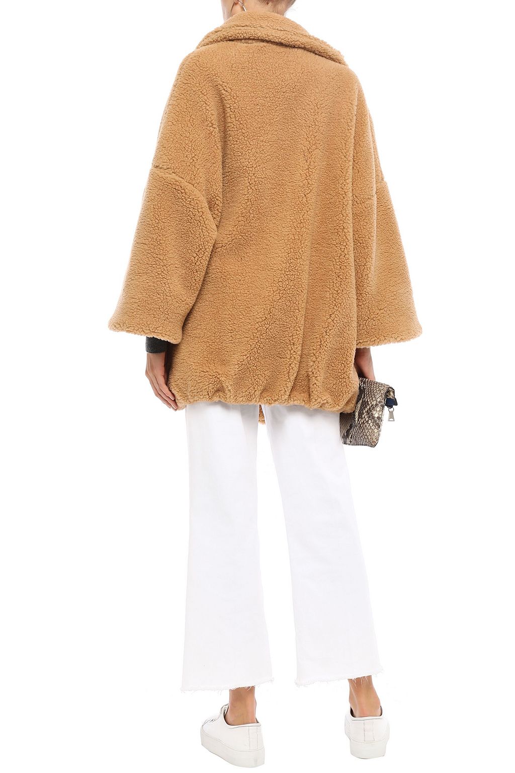 AINEA Oversized faux shearling coat