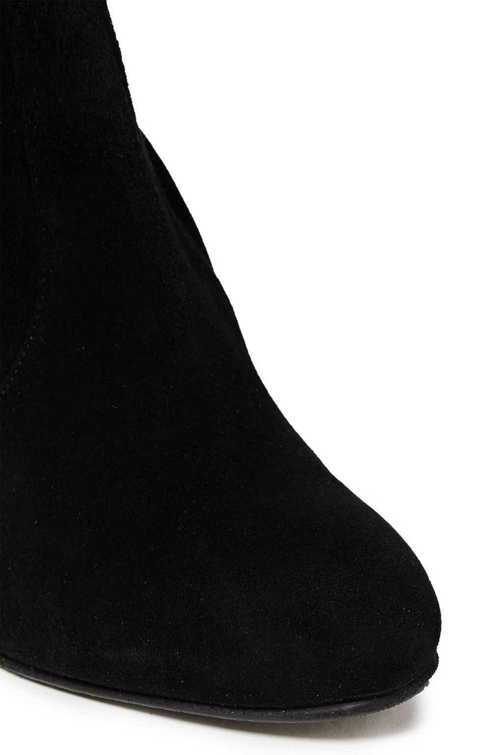 STUART WEITZMAN حذاء بوت لأعلى الركبة من الشامواه
