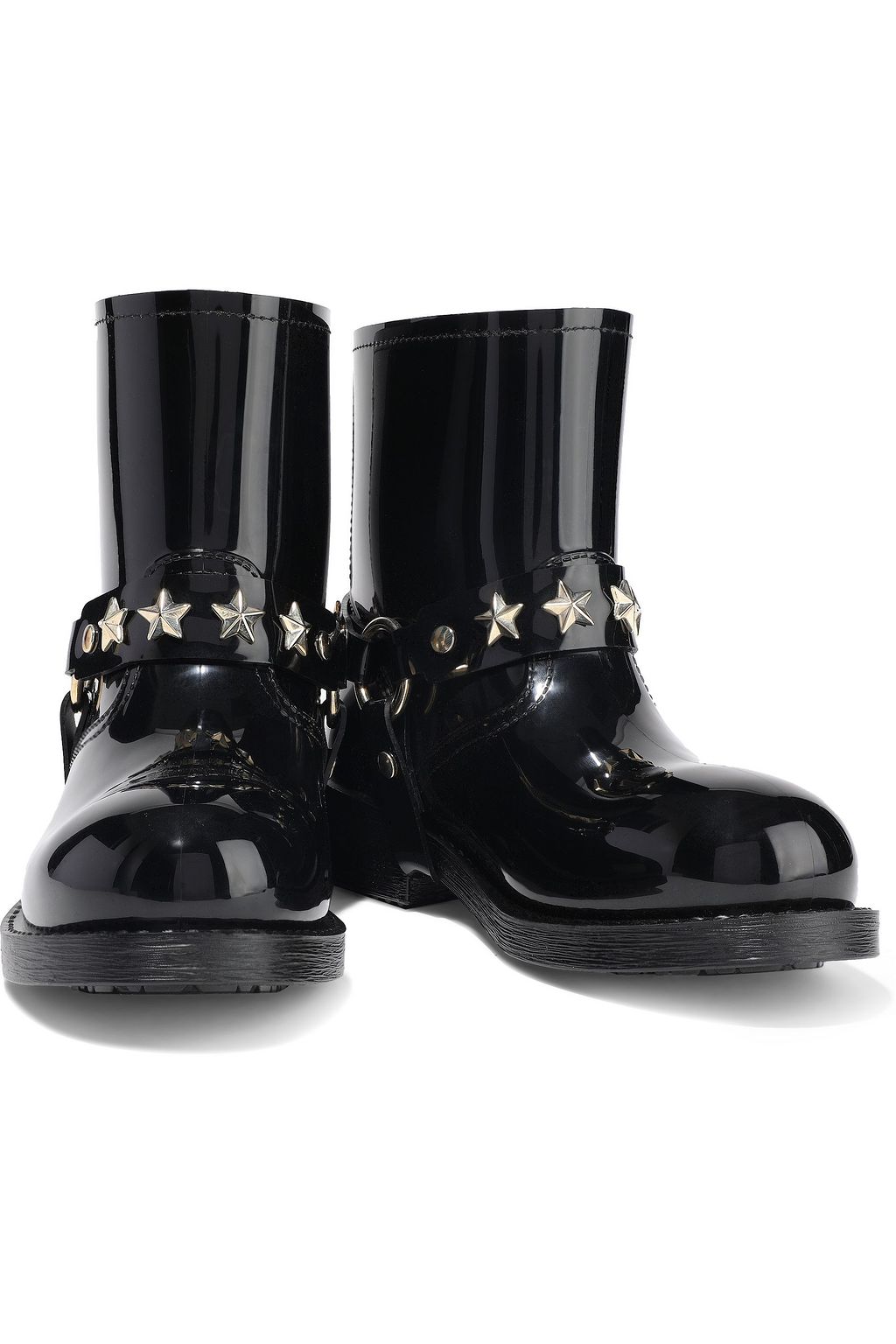 studded rain boots