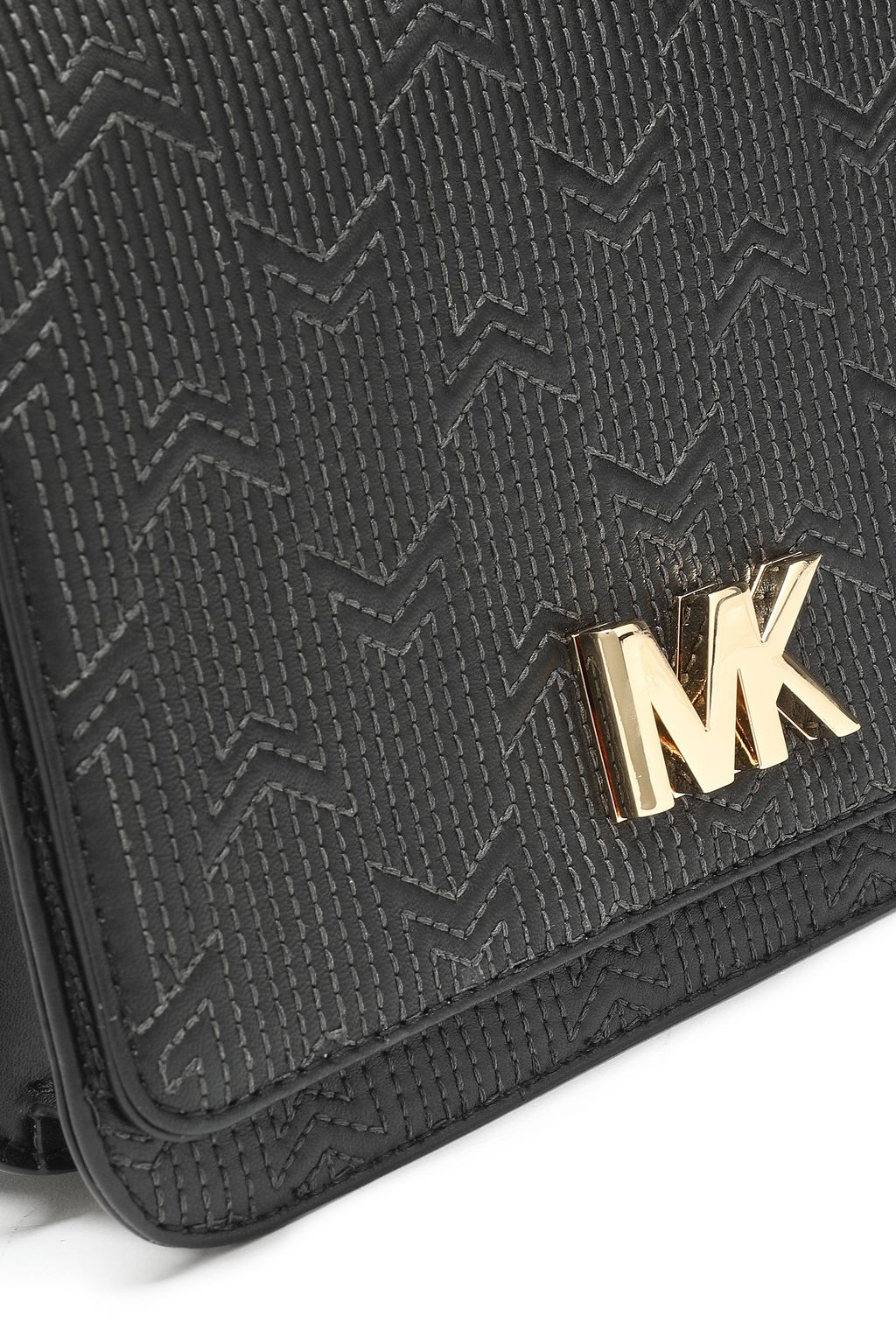 MICHAEL MICHAEL KORS Mott logoembellished quilted leather shoulder bag THE