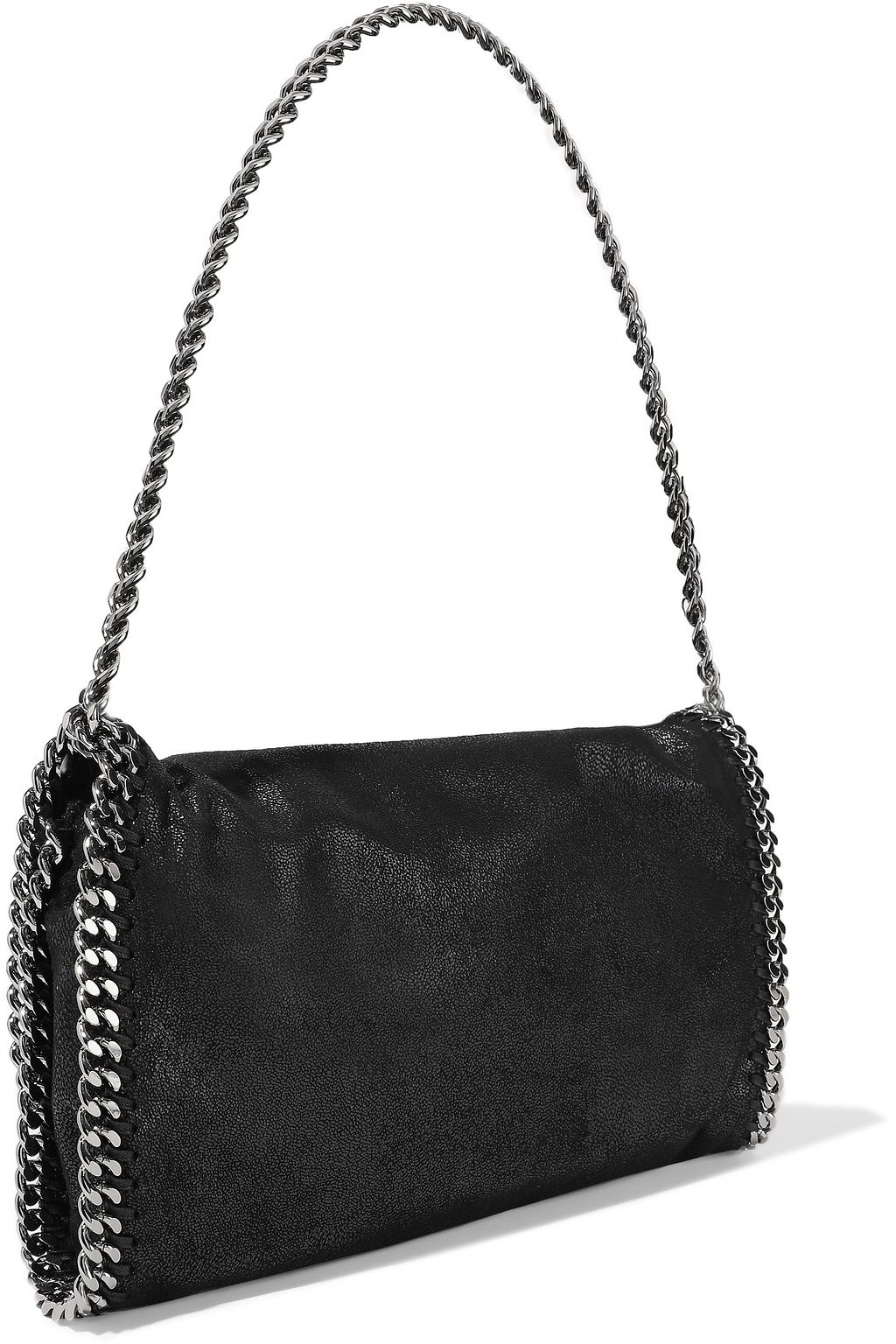 STELLA MCCARTNEY Falabella faux brushed-leather shoulder bag