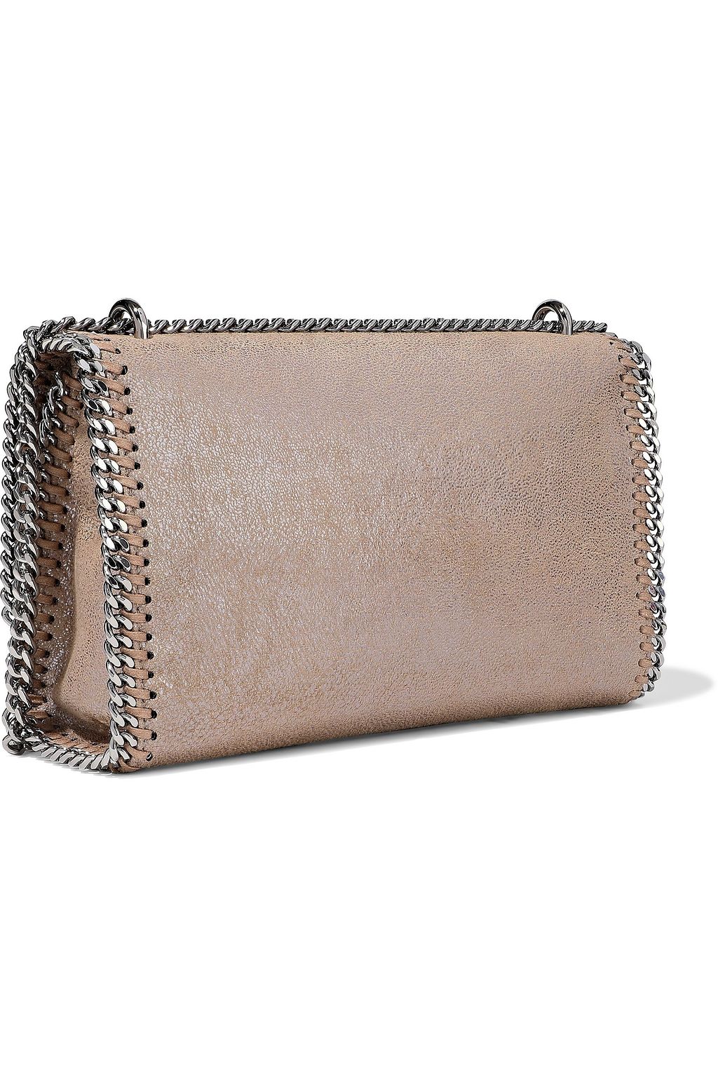 STELLA MCCARTNEY Falabella faux brushed-leather shoulder bag
