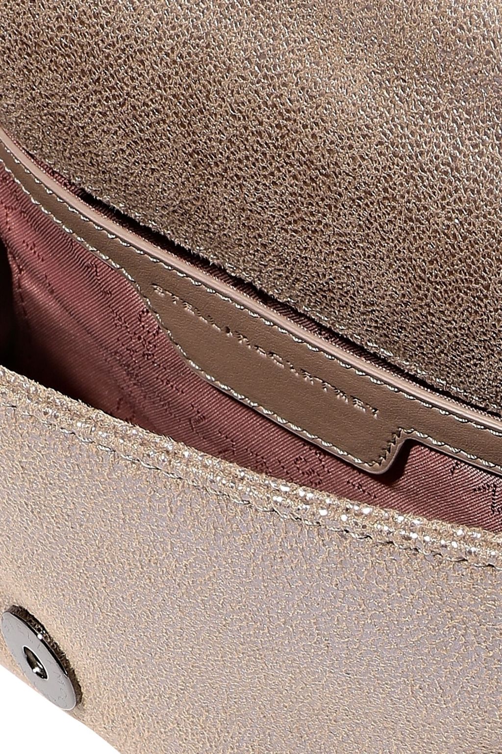STELLA MCCARTNEY Falabella faux brushed-leather shoulder bag