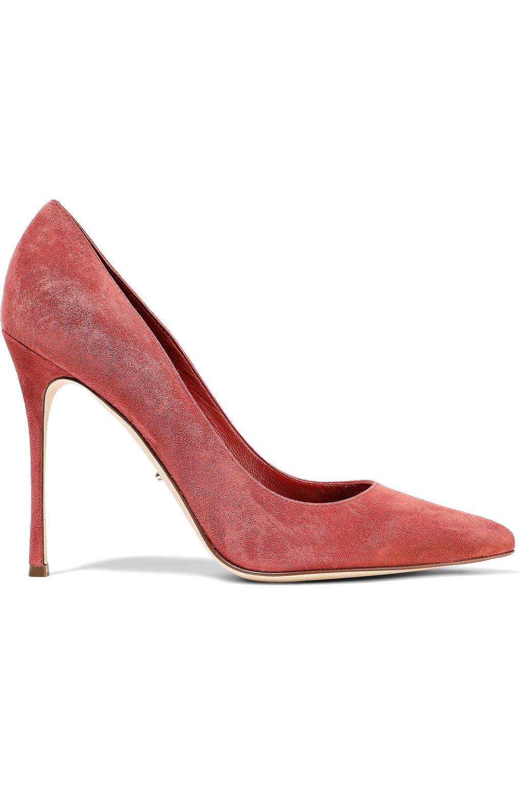 sergio rossi suede pumps
