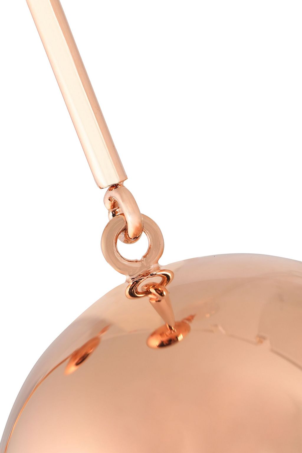 J.W.ANDERSON Rose gold-tone earrings