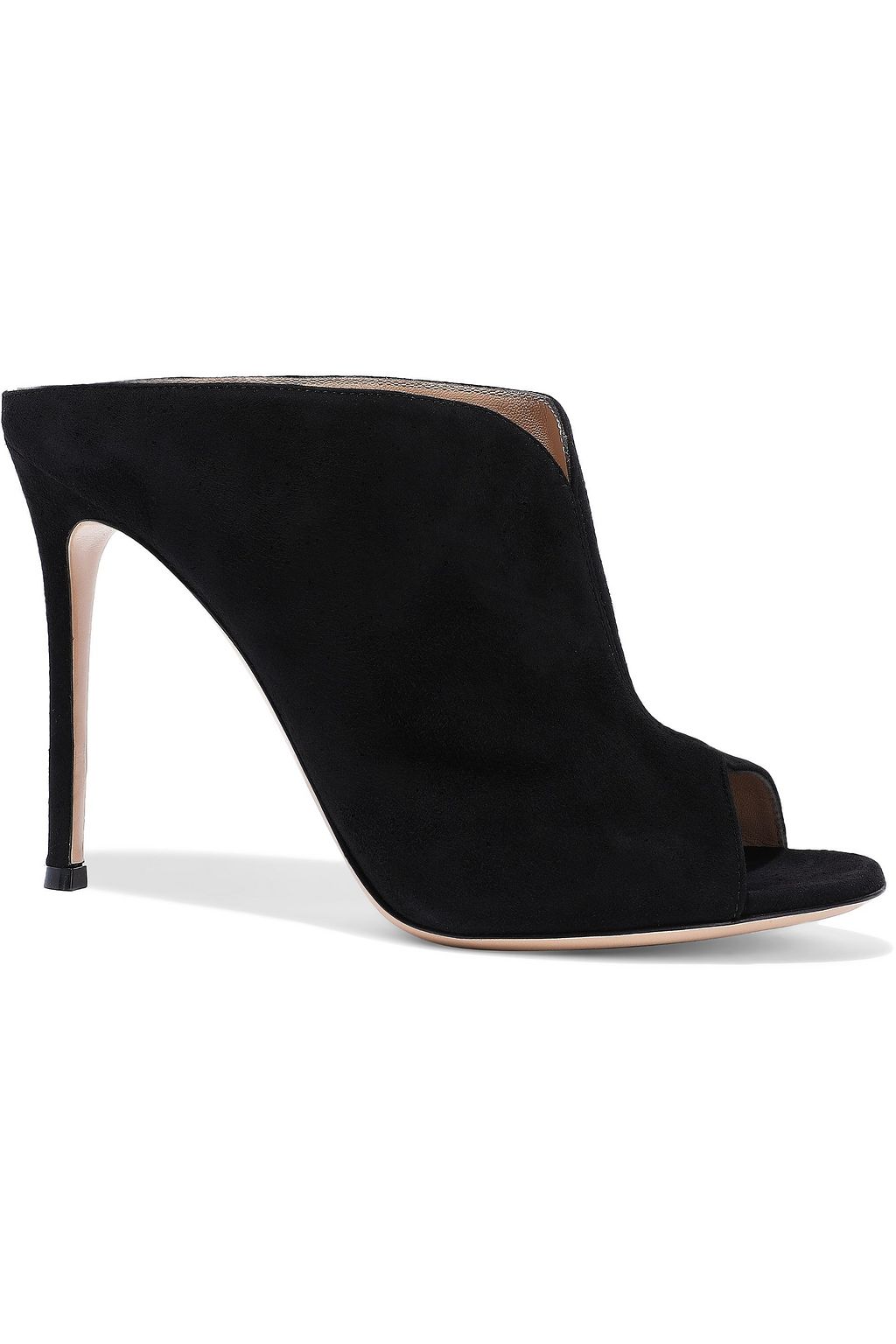 gianvito rossi suede mules